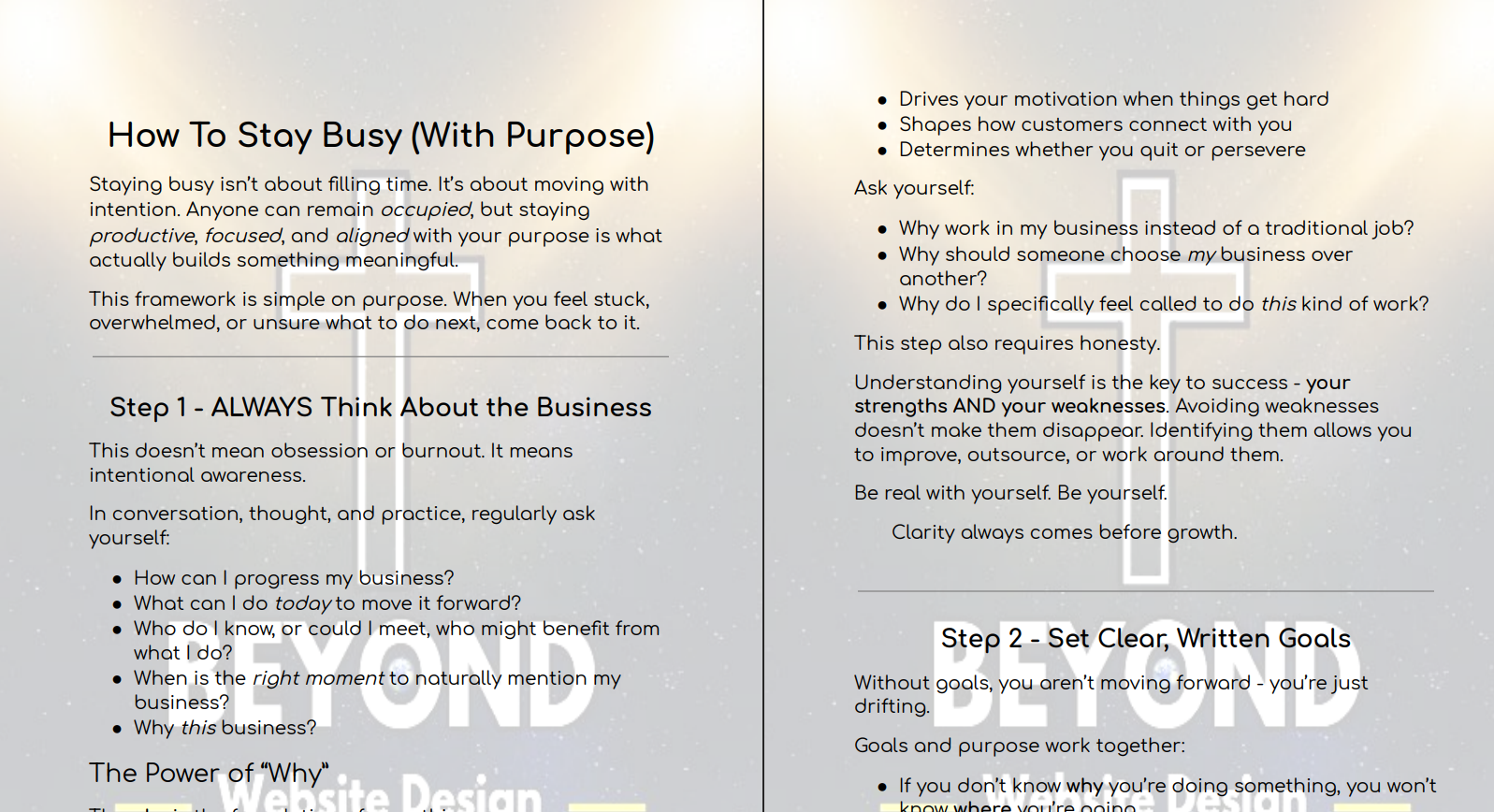 Beyond Website Design How To Stay Busy PDF